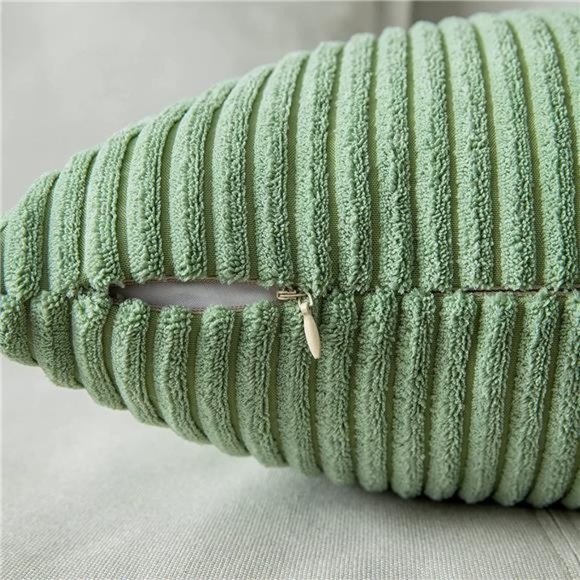 Pack of 2 Corduroy Soft Decorative Square Throw Pillow Covers Set Choose size - Picture 4 of 6